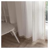 Boho Curtains Semi-Blackout 84 Inch 2 Panels for L
