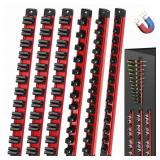 6Pcs Magnetic Socket Organizer and Wrench Organize