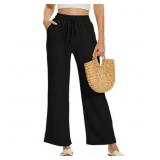 Size XL Hanerdun Womens Pants Pocket High Waist Bo