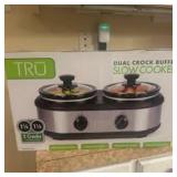 Dual Crock Buffett Slow Cooker