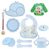 Silicone Baby Feeding Set 14 Pcs | Baby Led Weanin