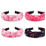 LOT OF 4 Ardorchid 4 PCS Breast Cancer Headbands P