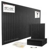 Gray 48"x36" 12 Pack with 50 Removable Adhesive Ta