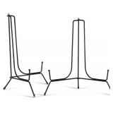Lot Of 2 2 Pack 12 Inch Black Iron Plate Display S