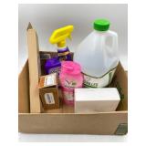 Small mystery box , weed killer , oxi clean shower
