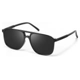 Retro Classic Aviator Square Sunglasses for Women