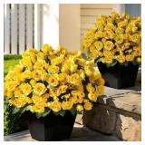 16 Bundles 17"Artificial Silk Rose Bouquet for Fro