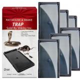 Rat & Mouse Glue Traps 6 Pack, Large Bulk Traps, I