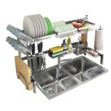 LOT OF 3 Skywin 25in Kitchen Dish Rack Over Sink 2