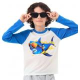 Boys Rash Guard Swim Shirts - Long Sleeve UPF 50+
