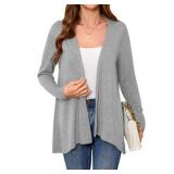 HOWCOME Women S Lightweight Open-Front Cardigan Sw