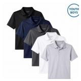 Medium BenBen 5-Pack Youth Boy Polo Shirts Short S