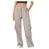 Size Large GRAY IN COLOR ODODOS Stretch Woven Rela