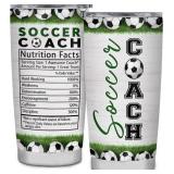 CaringTee Soccer Coach Gifts for Men Women, Footba