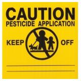 Gemplers Massachusetts Pesticide Application Signs