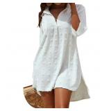 UVN Summer Swimsuit Coverups for Womens Chiffon Bi