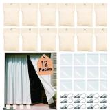 12Pack Curtain Weights, 16oz Outdoor Curtain Weigh