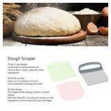Lot Of 2 BIMZUC Premium Stainless Steel Dough Scra