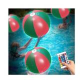 5 Pack 16" Light Up Beach Ball Pool Toys - 16 Ligh