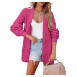 Large SHEWIN Womens Oversized Long Cardigan Sweate