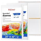 Stretched Canvas for Painting - Large 24x36 Inch/2