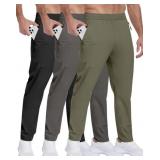 Size Large 3 Pack Mens Athletic Hiking Pants with