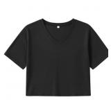 Size 11-12yrs Girls Athletic Oversized Crop Shirt