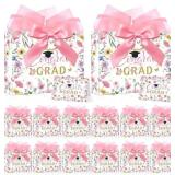Maitys 12 Pack 13" Large Wildflower Birthday Bags