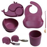 Silicone Baby Feeding Set 7 Pcs | Baby Led Weaning