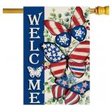 LOT OF 3   Welcome Watercolor America Stars Butter