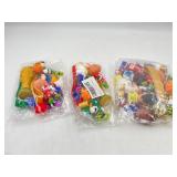 16 piece Keychain, PVC Cartoon Mascot Keychains, S