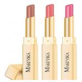 MAKI YIKA 3Pc Moisture Lipsticks for Women Brown N