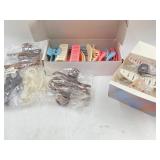 19 hair clips , different styles and different col