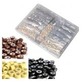 Lot Of 3 1500PCS 5mm Micro Ring Beads, Multi-Color