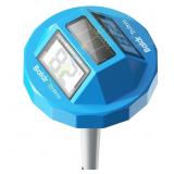 BALDR Solar Pool Thermometer Floating, Dual LCD, I