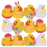 Lot Of 3 ArtCreativity 2.5 Inch Easter Rubber Duck