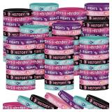 400 Pcs Women Rights Silicone Bracelet, Womens Equ