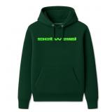 Unisex Adult Reflective Hoodie-dark Green