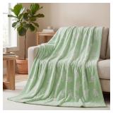 Lot Of 2 Horaldaily Green Leaves Shape 3D Textured
