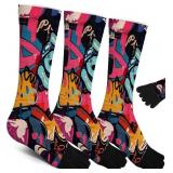 Funny Toe Socks for Men and Women | Novelty Five F