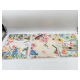 13"x90" Spring Summer Birds Flower Table Runner, C