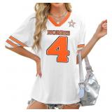 Large Racing Shirt Women Number Print Jersey T-Shi