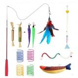 Cat Toys for Indoor Cats 12 Pack, Interactive Kitt