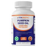 BB:01/2029 LOT OF 4 Vitamatic Pumpkin Seed Oil 200