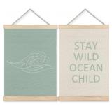 LOT OF 2 BearCake Stay Wild Ocean Child Green Beac