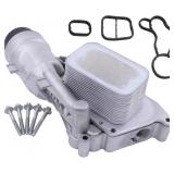 MOTOKU Aluminum Oil Cooler Filter Housing w/Gasket