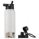 Funkrin Insulated Water Bottle with Straw Lid & Sp
