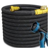 GVDV 50 Ft Garden Hose - Durable Fabric Skin Water