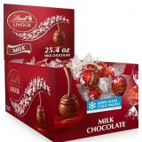 BB:07/30/2026 Lindt LINDOR Milk Chocolate Candy Tr