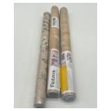 Lot of 3 Contact Paper Peel and Stick Wallpaper, I